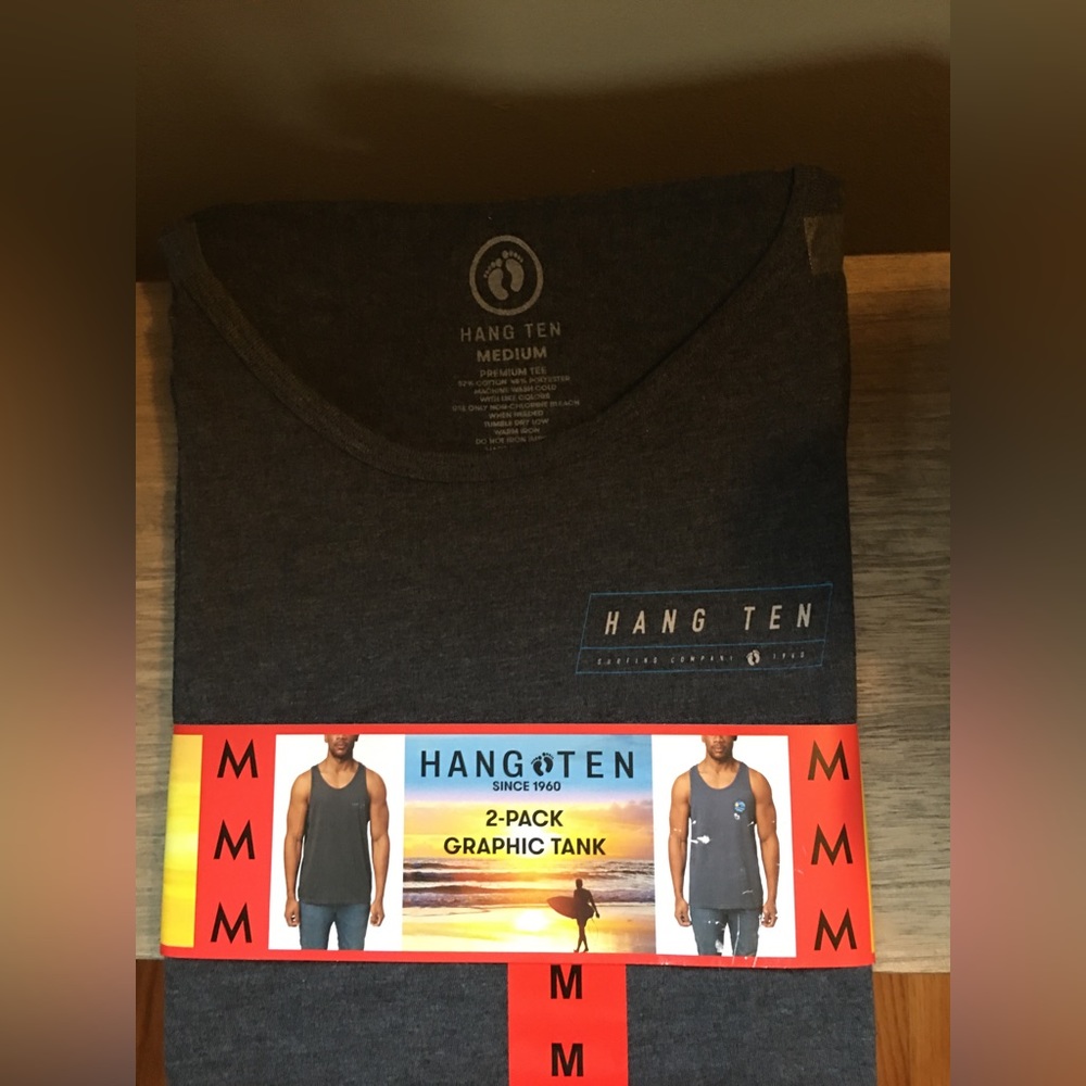 New Hang Ten 2 Pack Graphic Tanks.